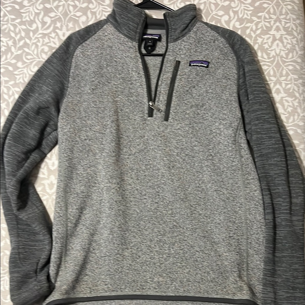 Patagonia Better Sweater Gray 1/4 Zip Up